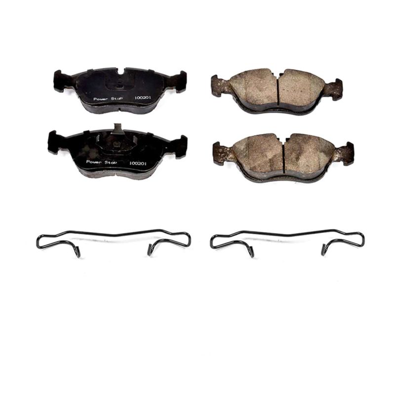 Power Stop 93-97 Volvo 850 Front Z17 Evolution Ceramic Brake Pads w/Hardware PowerStop