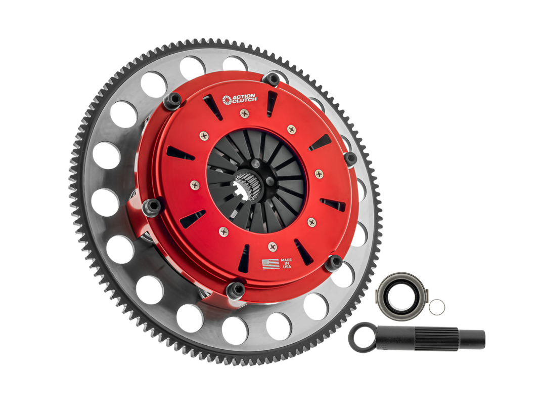 Action Clutch 03-06 Honda Accord 3.0L (J30A4) 7.25in Twin Disc Clutch Kit w/Aluminum Flywheel