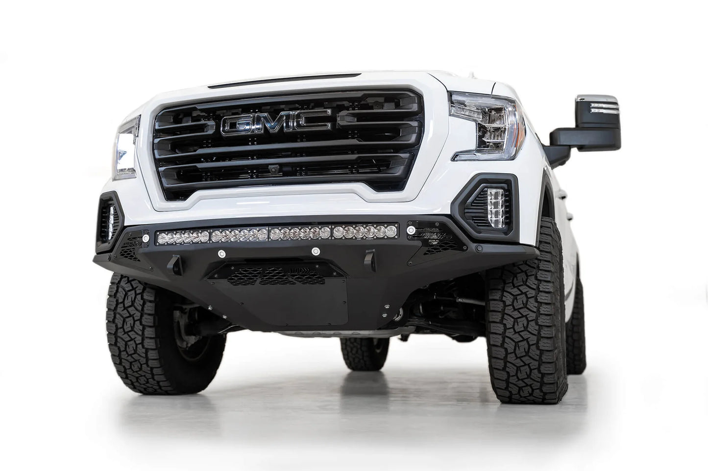 Addictive Desert Designs 2019-2021 GMC Sierra 1500 Stealth Fighter Front Bumper - F471763030103 Addictive Desert Designs