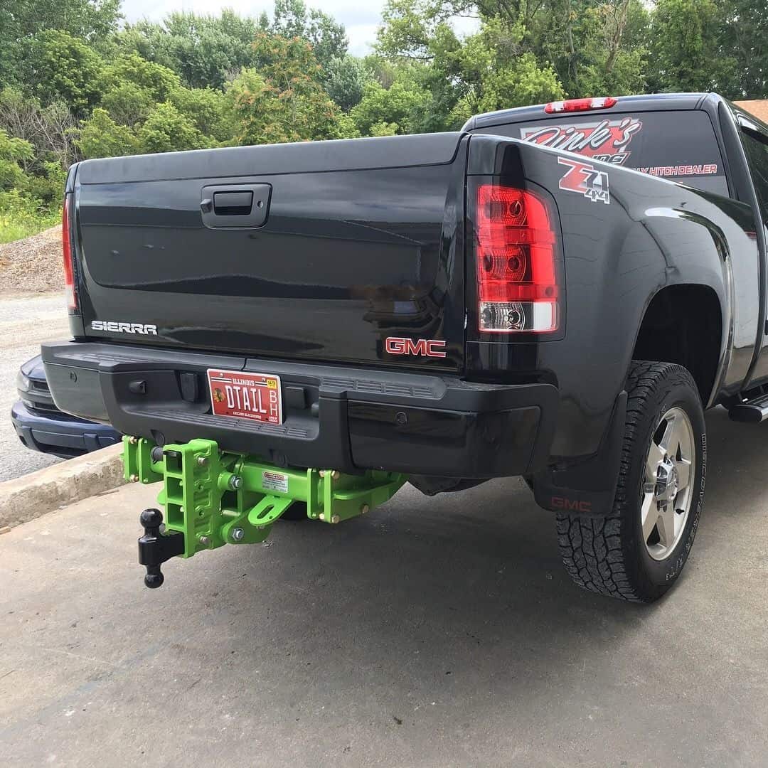 Gen-Y Traveller Torsion-Flex 2.5″ Shank 6″ Offset Drop 2.4K TW 21K Hitch Chassis Frame Mount & GH-061 Dual-Ball & GH-062 Pintle Lock - GH-6124
