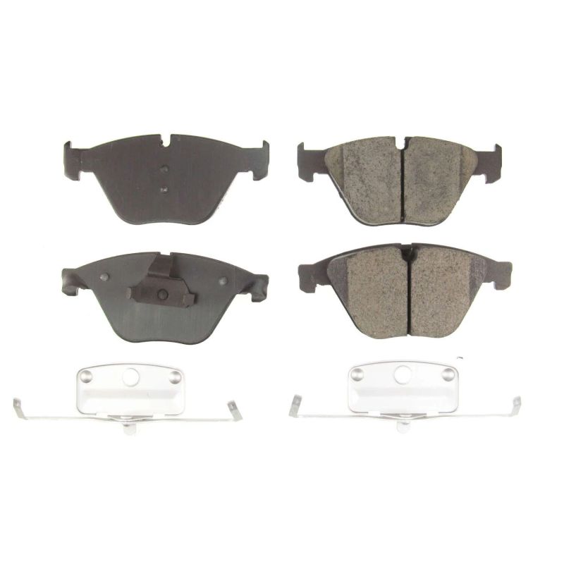 Power Stop 2011 BMW 535i xDrive Front Z17 Evolution Ceramic Brake Pads w/Hardware PowerStop