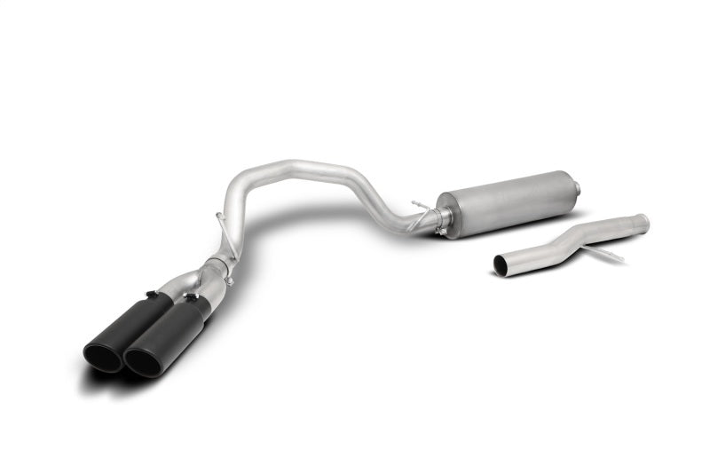 Gibson 21-22 TAHOE / YUKON 5.3L ,BLACK ELITE DUAL SPORT EXHAUST,3in STAINLESS - 65694B Gibson