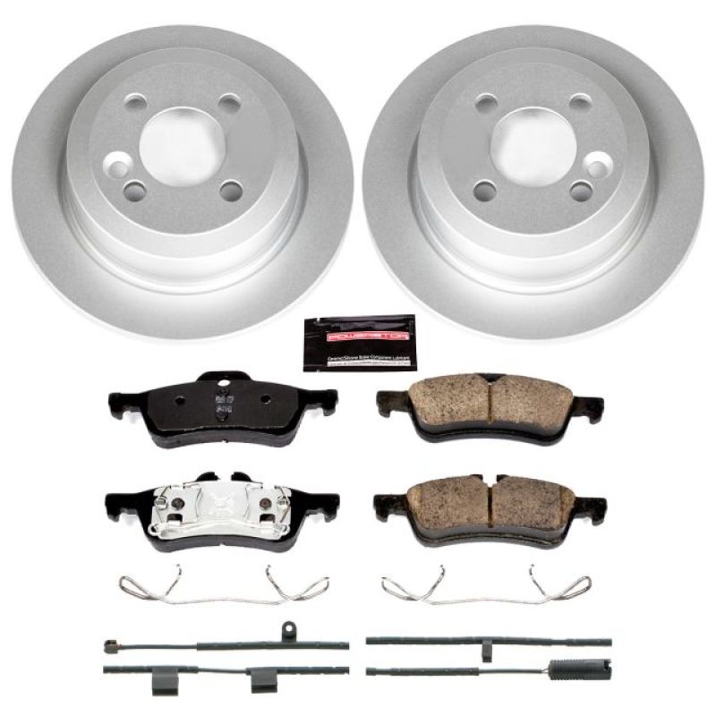 Power Stop 07-08 Mini Cooper Rear Z23 Evolution Sport Coated Brake Kit PowerStop