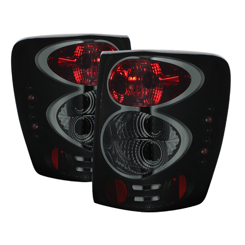 Spyder Jeep Grand Cherokee 99-04 Euro Style Tail Lights Black Smoke ALT-YD-JGC99-BSM SPYDER