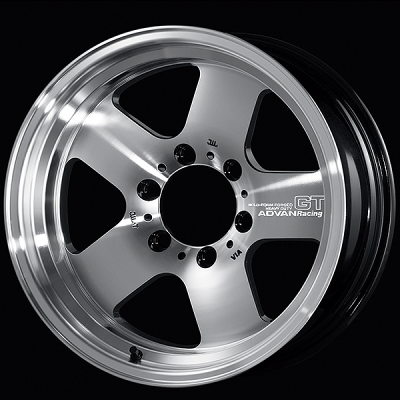 ADVAN Racing GT Heavy Duty 17x8.5 -10 6x139.7 Wheel - Machining & Diamond Cut - YAQH7H-10KMDC