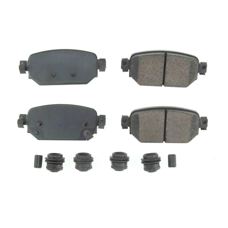Power Stop 17-18 Mazda 3 Rear Z17 Evolution Ceramic Brake Pads w/Hardware PowerStop