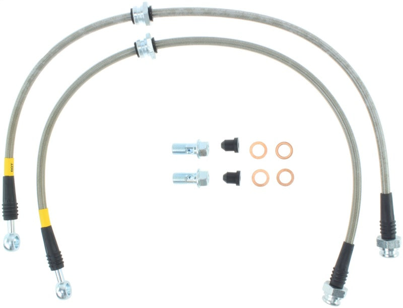 StopTech 05-13 Nissan Murano Stainless Steel Front Brake Lines Stoptech