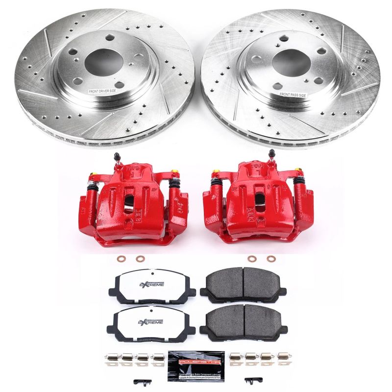 Power Stop 01-07 Toyota High Lander Front Z36 Truck & Tow Brake Kit w/Calipers PowerStop