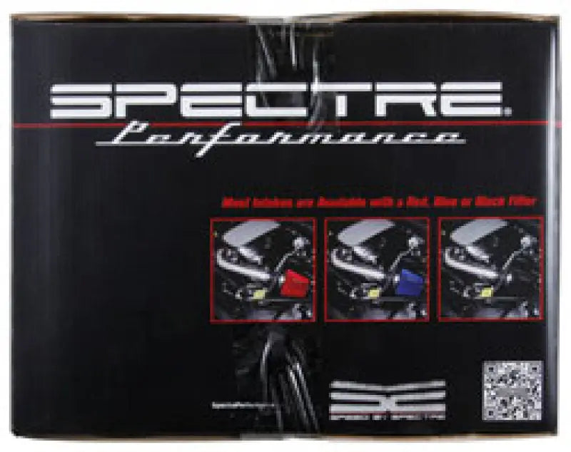 Spectre 09-12 GM Truck V8-4.8/5.3/6.0L F/I Air Intake Kit - Polished w/Red Filter Spectre