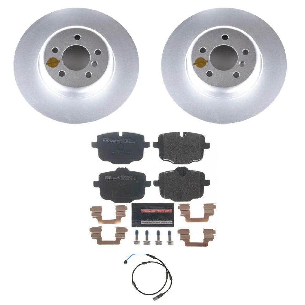 Power Stop 11-16 BMW 550i Front & Rear Z23 Evolution Sport Coated Brake Kit