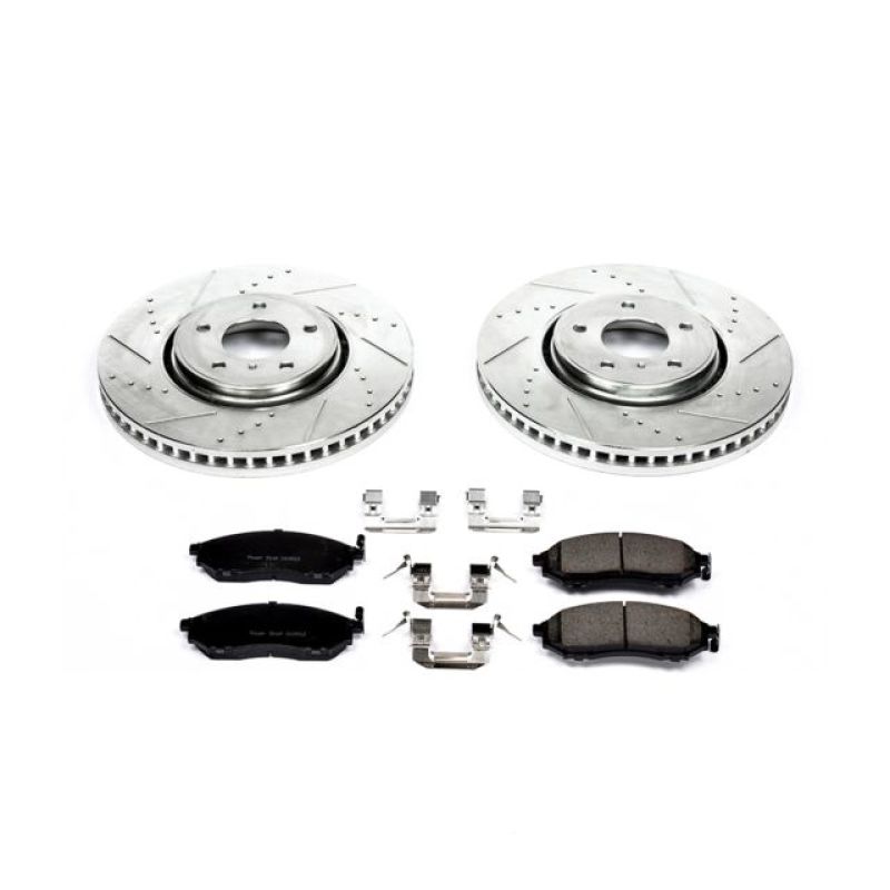 Power Stop 05-12 Infiniti FX35 Front Z23 Evolution Brake Kit PowerStop