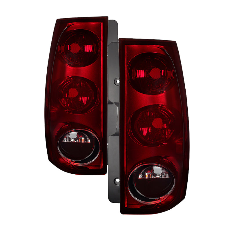 Xtune GMC Yukon Xl 1500/2500 2007-2012 OEM Style Tail Lights Red Smoked ALT-JH-GYXL07-OE-RSM SPYDER