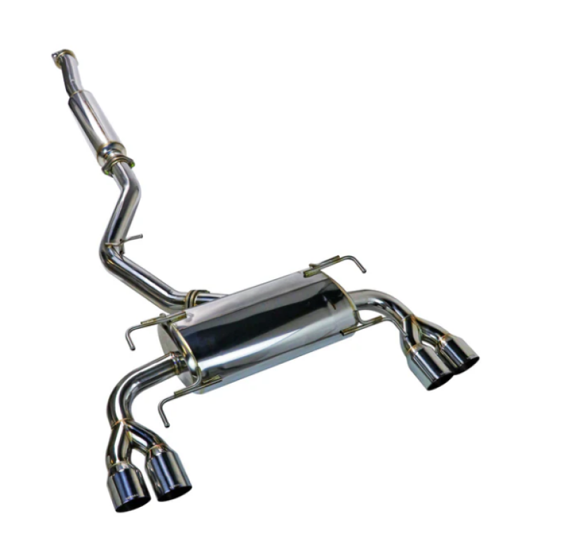 Remark 11-14 Subaru WRX/STI GR Hatch Sports Touring Cat-Back Exhaust - Stainless Quad Tips