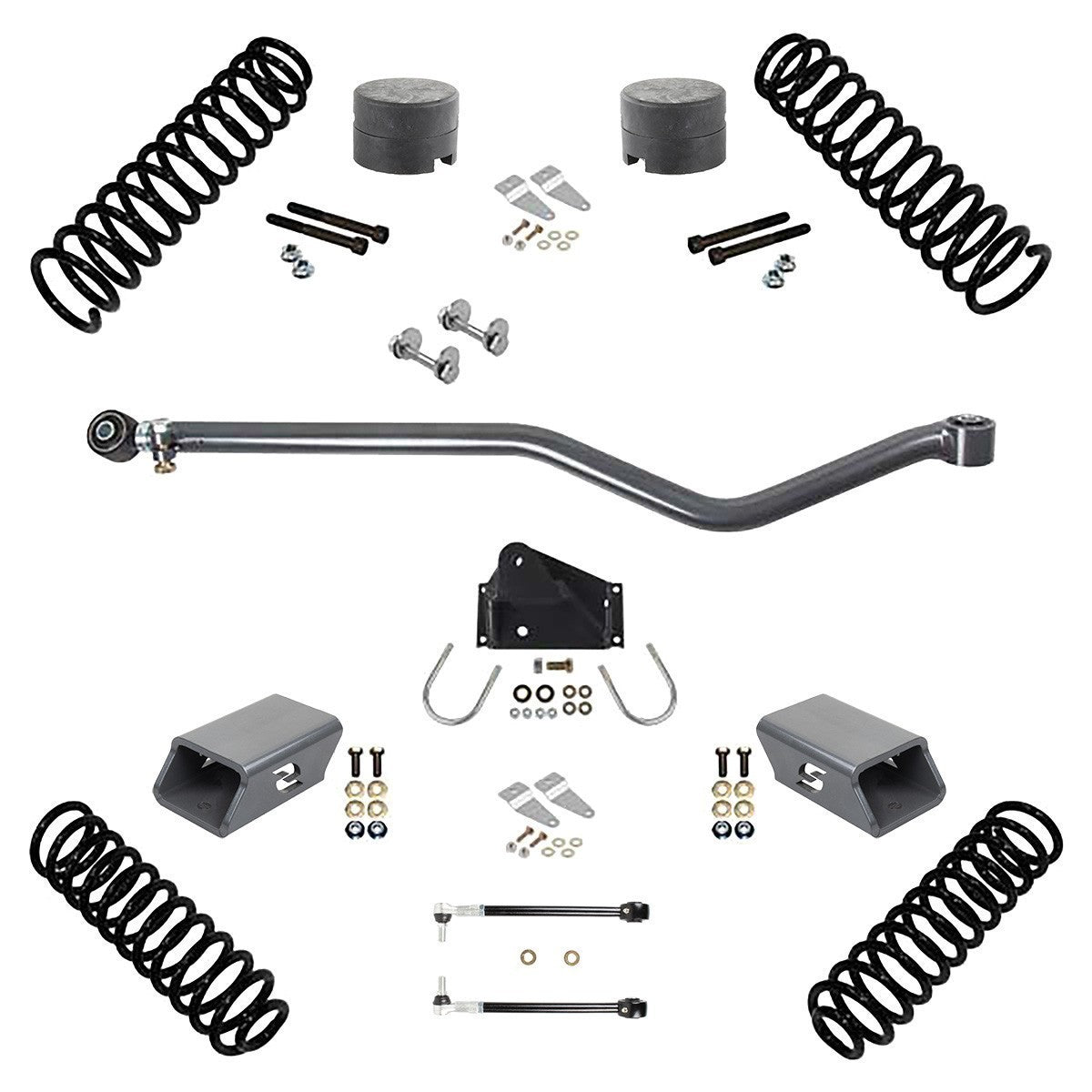 Synergy 2.0in Lift Stage 1 Suspension System for 2007-2018 Jeep Wrangler JK 2-Door - 8021-20