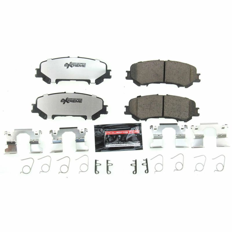 Power Stop 17-19 Nissan Titan Rear Z36 Truck & Tow Brake Pads w/Hardware PowerStop