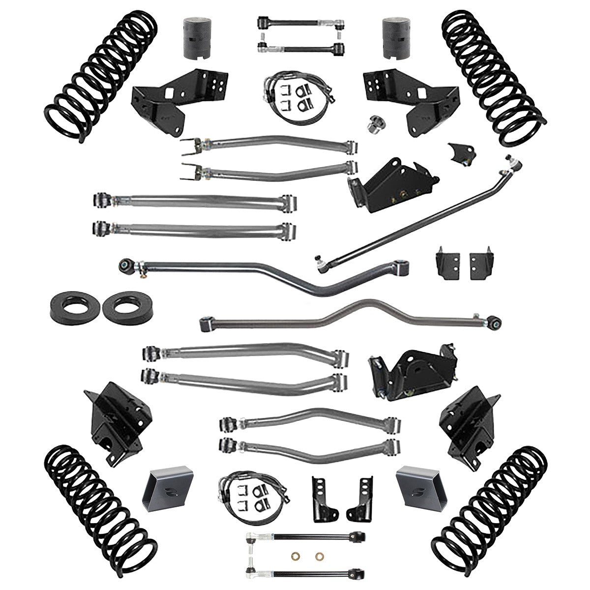 Synergy 4.5in Lift Stage 4 Suspension System for 2007-2018 Jeep Wrangler JKU 4-Door - 8044-45