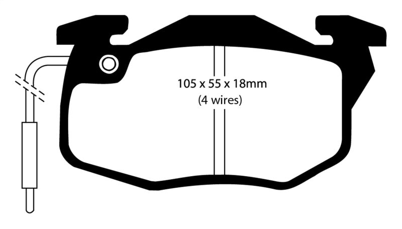 EBC GreenStuff Front Brake Pads - DP2545 EBC