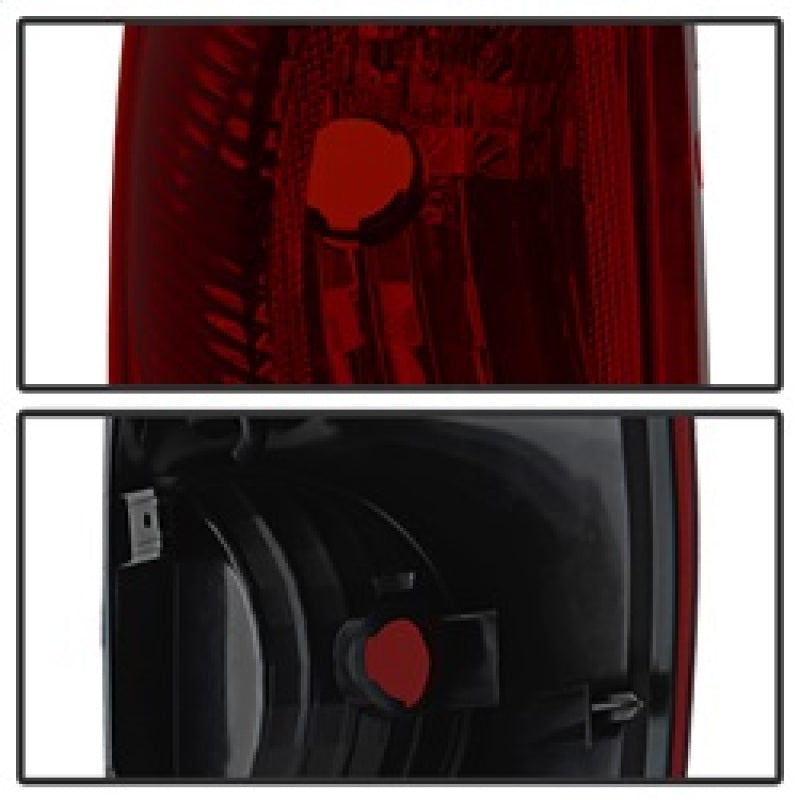 Xtune Chevy Avalanche 02-06 OE Style Tail Lights Red Smoked ALT-JH-CAVA02-OE-RSM SPYDER