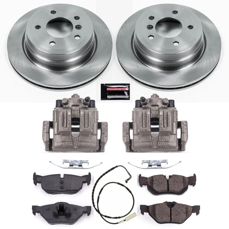 Power Stop 07-10 BMW 328i Rear Autospecialty Brake Kit w/Calipers PowerStop