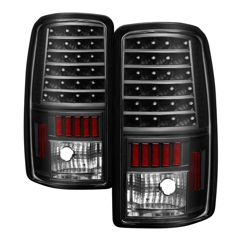 Xtune GMC Yukon Denali/Denali Xl 01-06 LED Tail Lights Black ALT-ON-CD00-LED-BK SPYDER