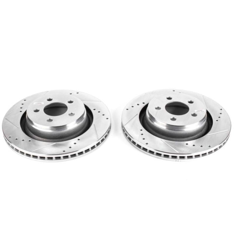 Power Stop 09-11 Dodge Nitro Front Evolution Drilled & Slotted Rotors - Pair PowerStop
