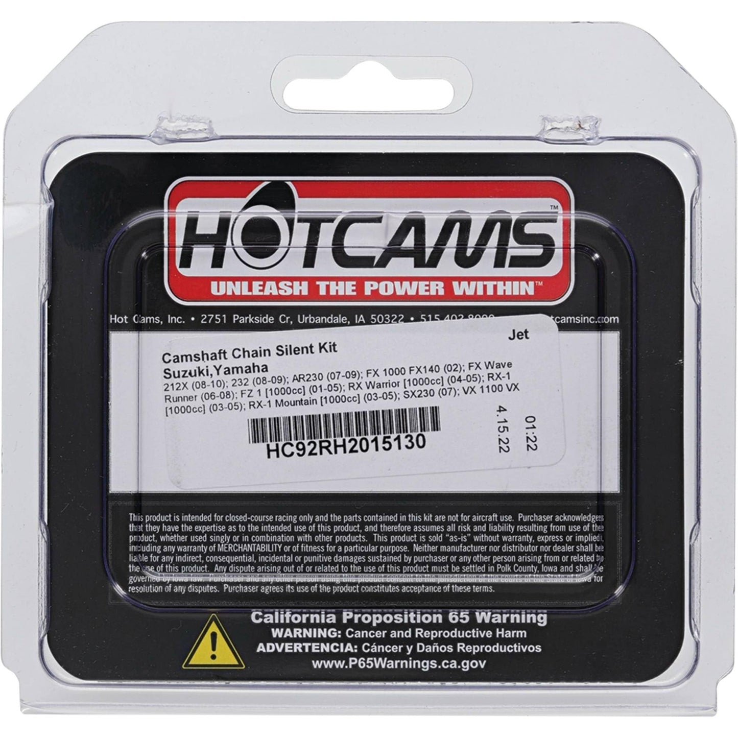 Hot Cams 2003-2005 Yamaha RX-1 Mountain 1000cc Silent chain