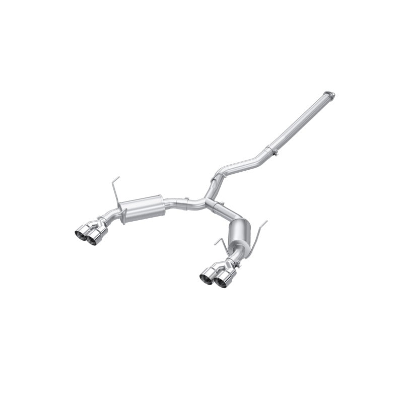 MBRP 2022+ Subaru WRX 3in Cat-Back Dual Split Rear Quad Tips Street Profile Exhaust MBRP