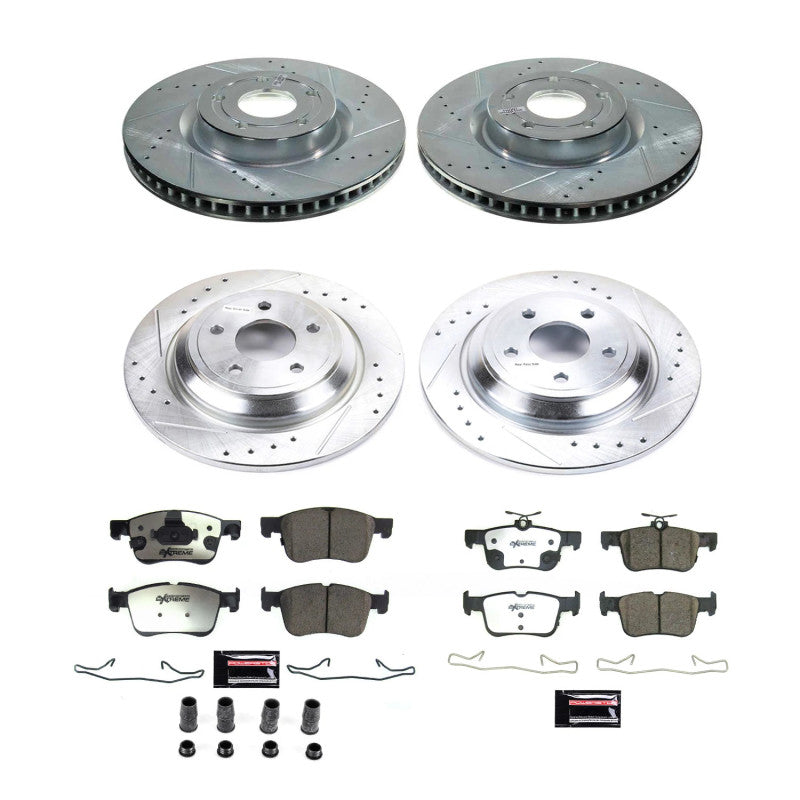Power Stop 21-22 Chevrolet Colorado Front and Rear Z36 Truck & Tow Brake Kit