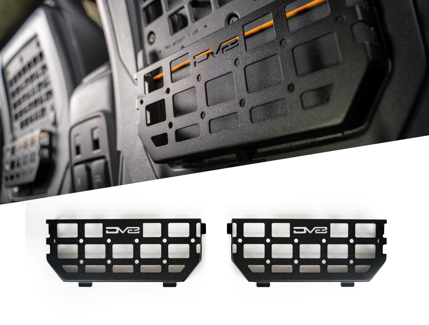 DV8 Offroad 2021-2024 Ford Bronco Seat Back Molle Pockets