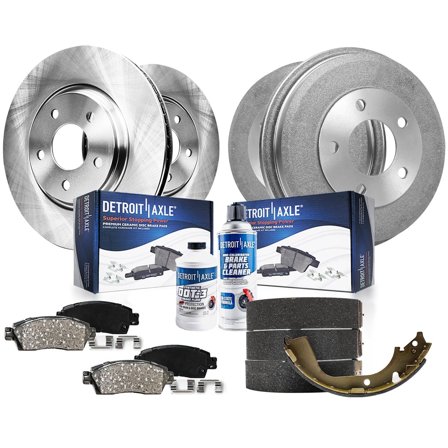 Power Stop 01-07 Ford Taurus Front & Rear Autospecialty Brake Kit