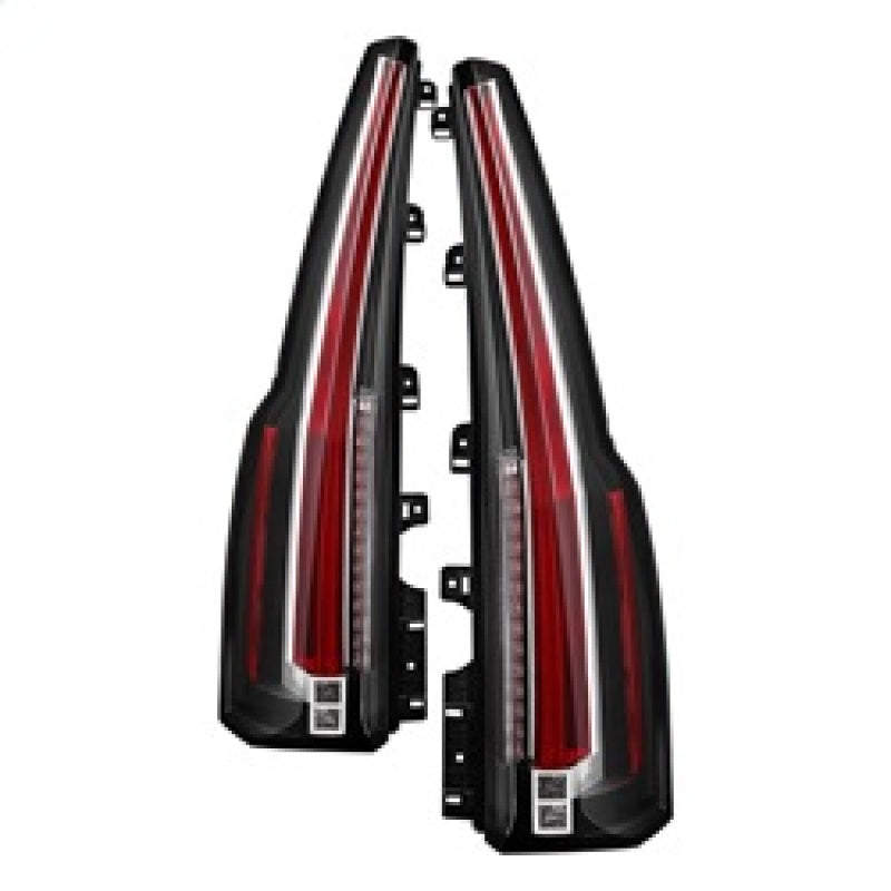 xTune GMC Yukon 15-17 LED Tail Lights (Escalade Style) - Black ALT-JH-GY15-2IN1LED-BK SPYDER