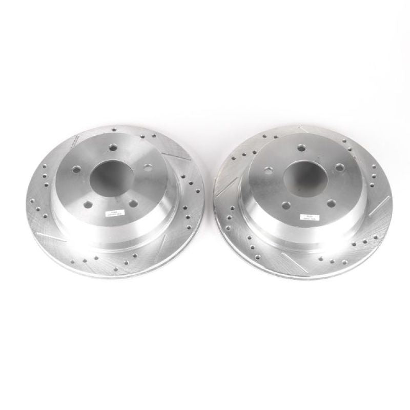 Power Stop 98-05 Chevrolet Blazer Rear Evolution Drilled & Slotted Rotors - Pair PowerStop