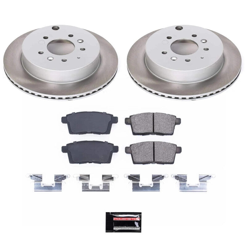 Power Stop 07-12 Mazda CX-7 Rear Semi-Coated Rotor Kit PowerStop