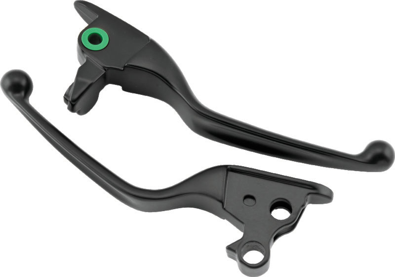 Bikers Choice 08-10 FLT Black Lever Set Replaces H-D 38843-08