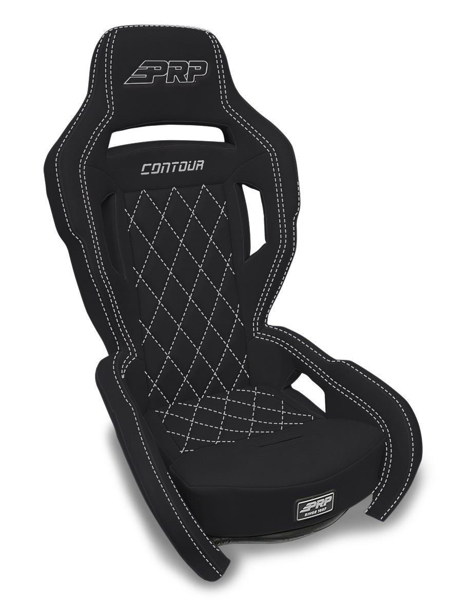PRP Contour Suspension Seat - Black Cloth