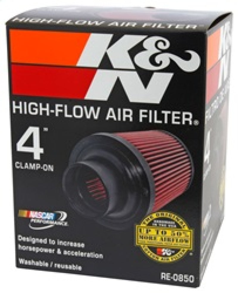 K&N Universal Air Filter (4in. Flange / 6in. Base OD / 4-5/8in. Top OD / 6in. Height) K&N Engineering