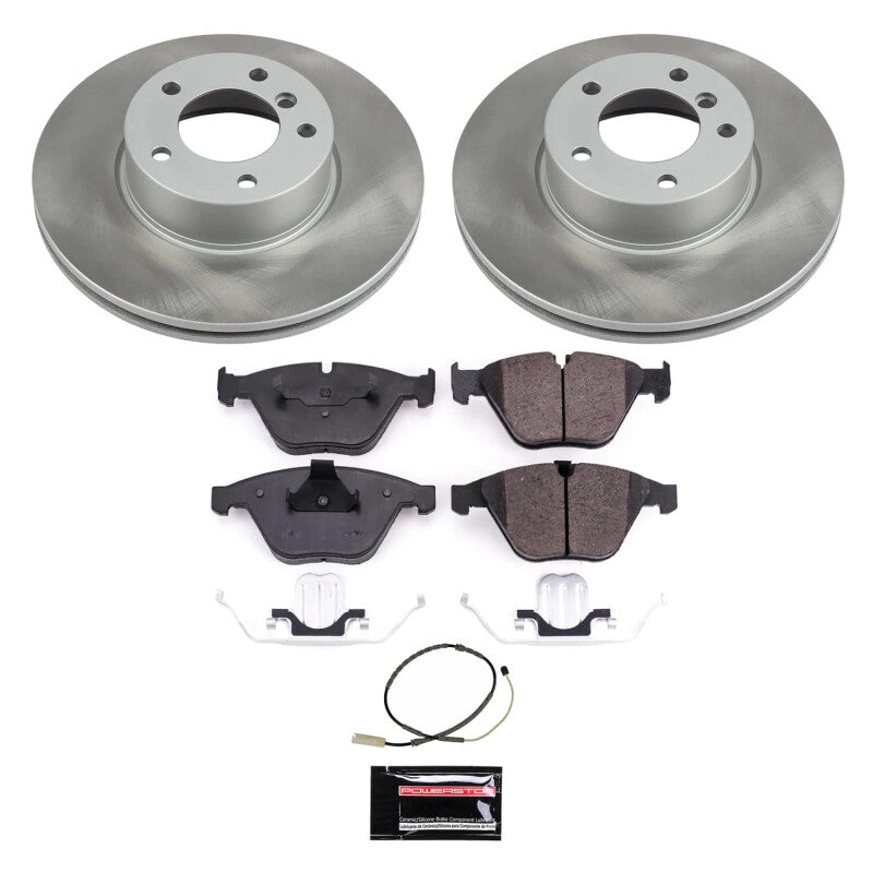 Power Stop 13-15 BMW X1 Front Semi-Coated Rotor Kit PowerStop