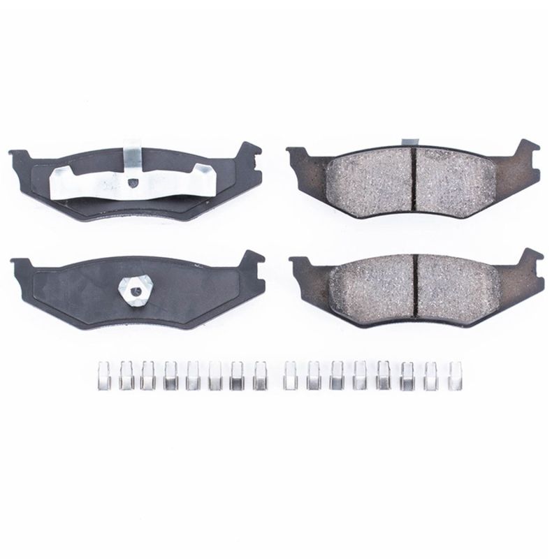 Power Stop 93-94 Chrysler Concorde Rear Z17 Evolution Ceramic Brake Pads w/Hardware PowerStop