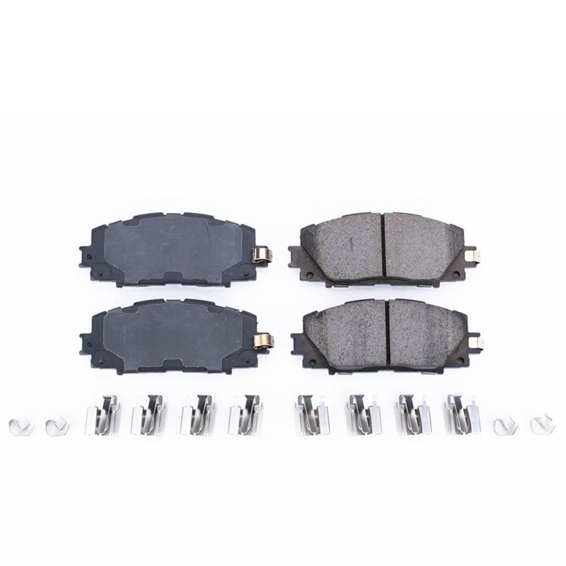 Power Stop 11-17 Lexus CT200h Front Z17 Evolution Ceramic Brake Pads w/Hardware PowerStop