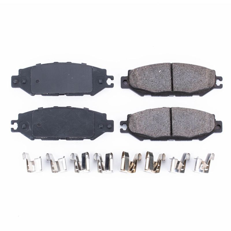 Power Stop 93-00 Lexus LS400 Rear Z17 Evolution Ceramic Brake Pads w/Hardware PowerStop