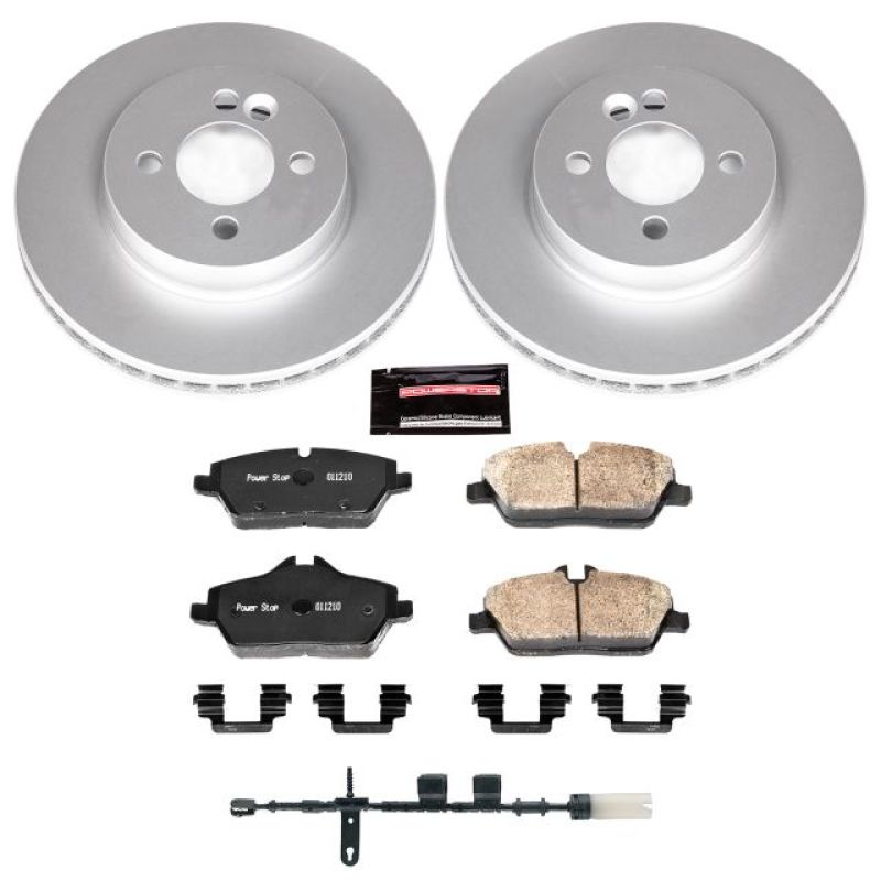 Power Stop 11-16 Mini Cooper Front Z23 Evolution Sport Coated Brake Kit PowerStop