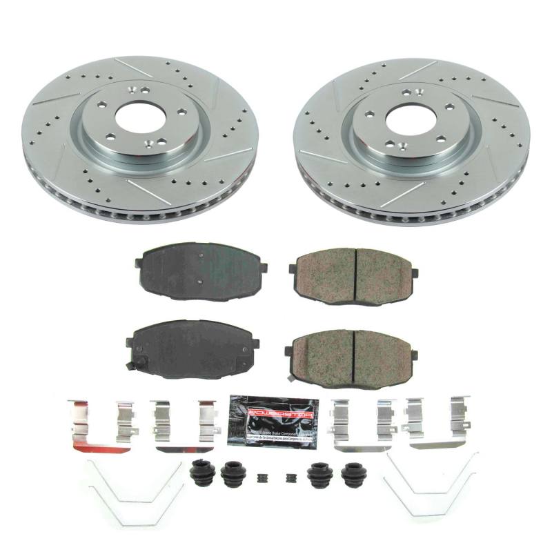 Power Stop 19-21 Hyundai Nexo Front Z23 Evolution Brake Kit PowerStop