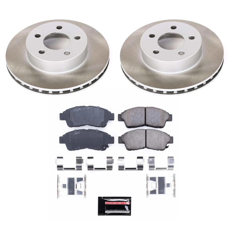 Power Stop 97-01 Mercury Mountaineer Front Semi-Coated Rotor Kit PowerStop