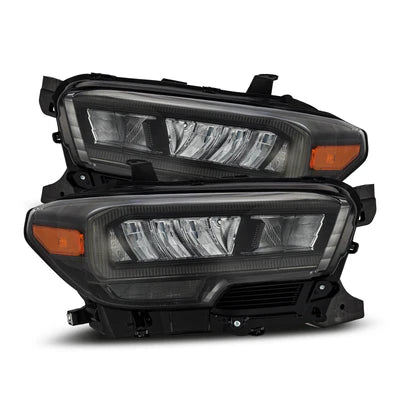 AlphaRex 880702 16-23 Toyota Tacoma LUXX-Series LED Crystal Headlights - Alpha-Black