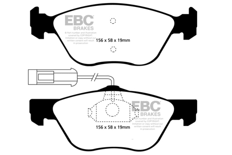 EBC RedStuff Front Brake Pads - DP31061C EBC