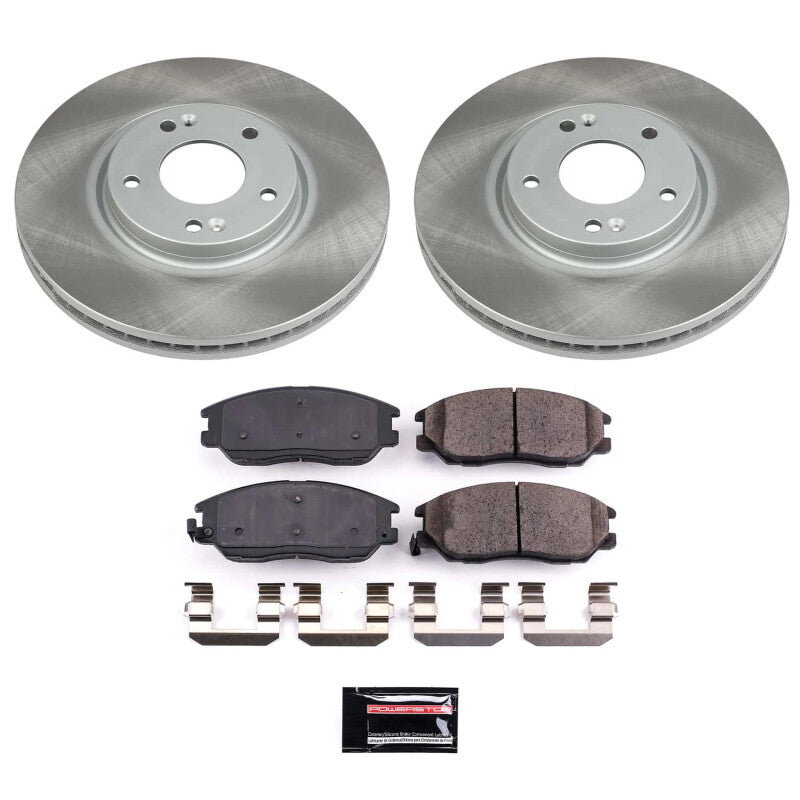 Power Stop 04-06 Kia Amanti Front Semi-Coated Rotor Kit PowerStop