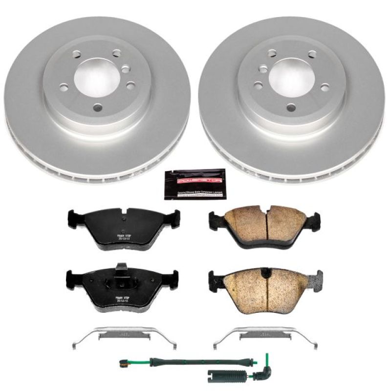 Power Stop 01-06 BMW 330Ci Front Z23 Evolution Sport Coated Brake Kit PowerStop