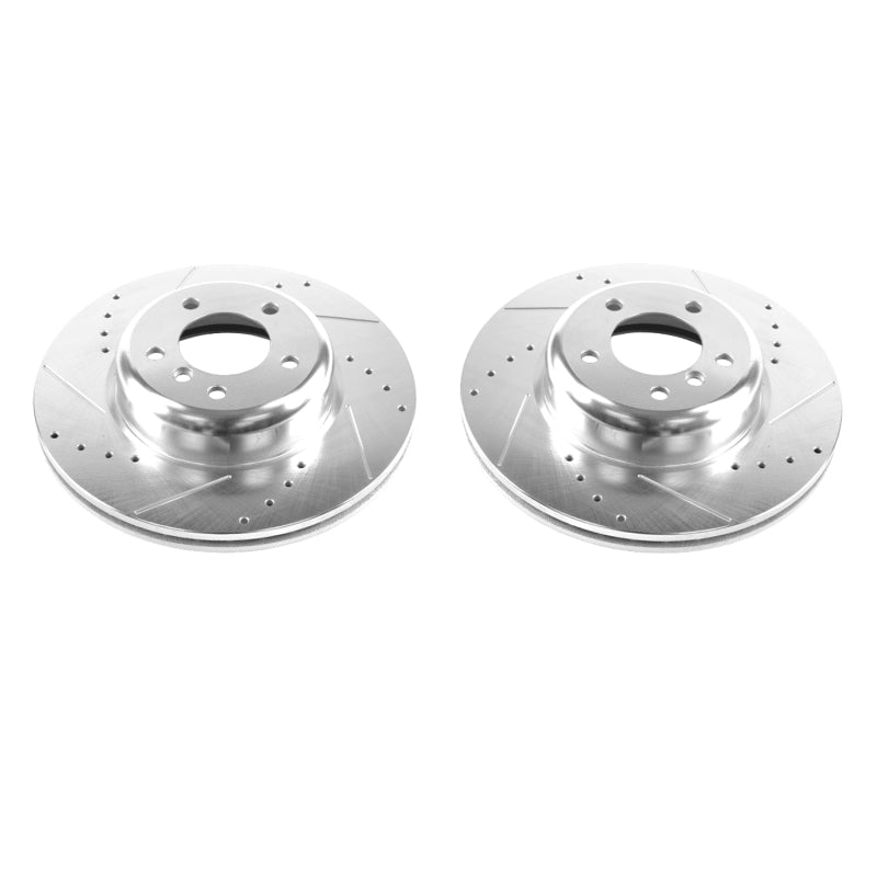 Power Stop 08-13 BMW 135i Front Evolution Drilled & Slotted Rotors - Pair PowerStop