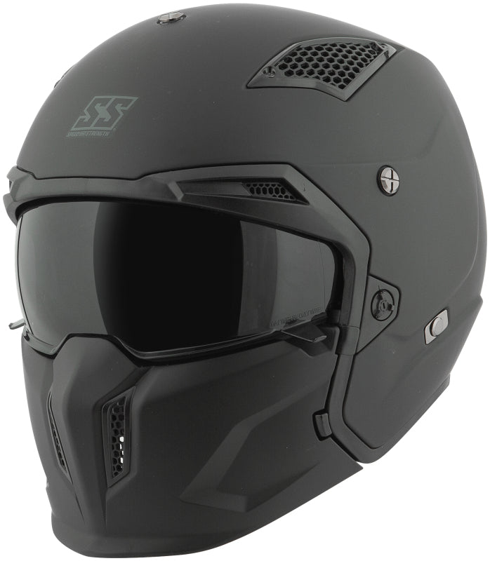 Speed and Strength SS2400 Solid Speed Helmet Black - Large