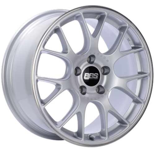 BBS CH-R 20x11.5 5x130 ET65 CB71.6 Brilliant Silver Polished Rim Protector Wheel w/Motorsport Etched CH137SPO-MTSP